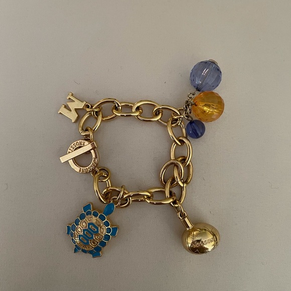 Missoni Jewelry - Missoni Gold Charm Bracelet